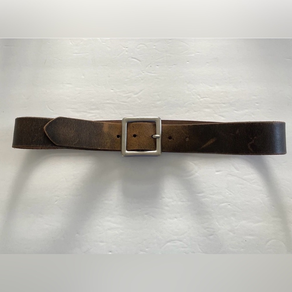 Old Navy Brown Genuine Leather Belt Size 32